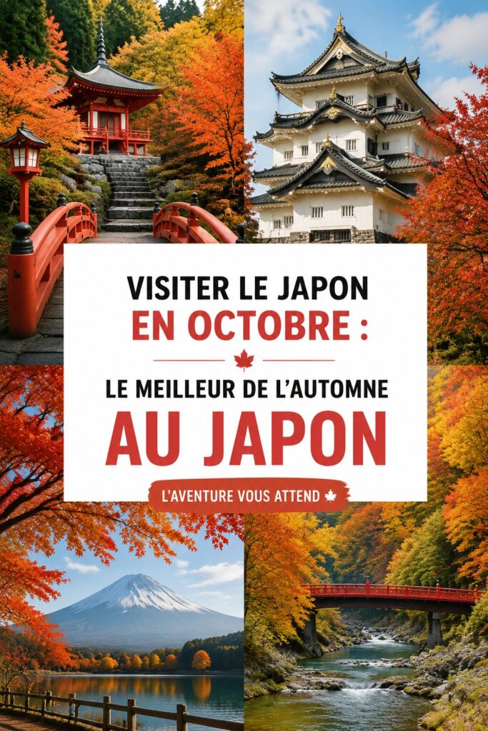 Paysages d'automne au Japon avec des feuillages colorés