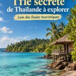 Plage de Koh Kood avec des palmiers et eaux turquoise en Thaïlande