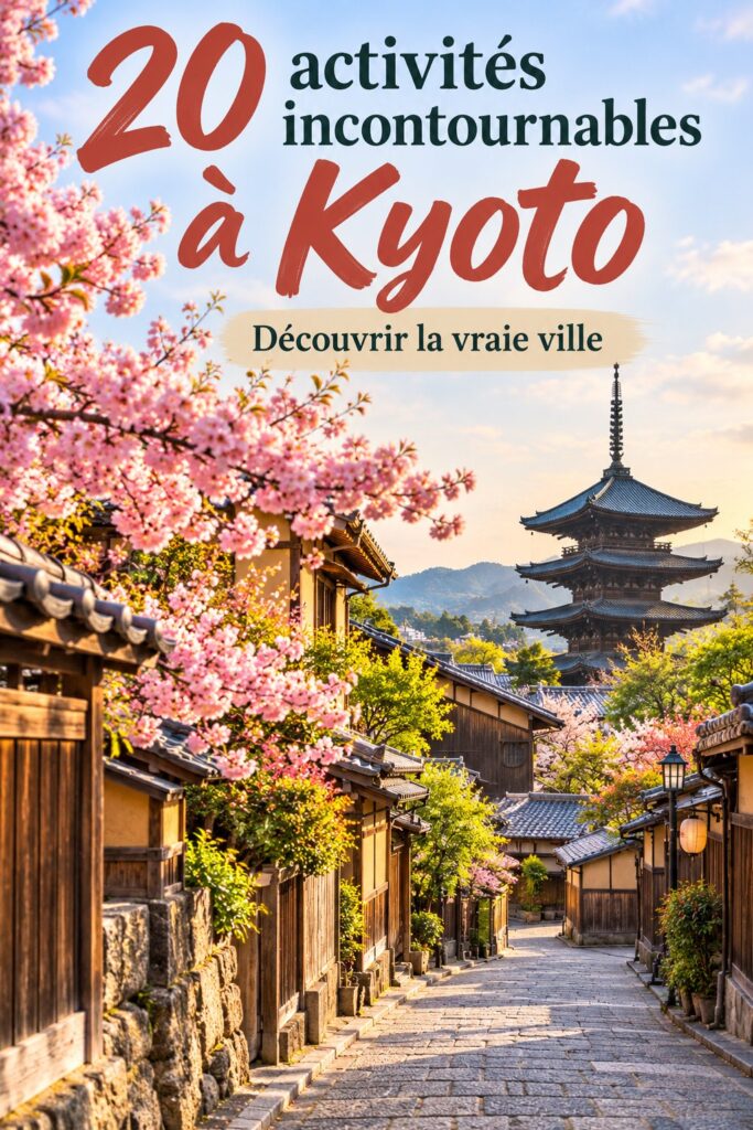Vue du pavillon d'or à Kyoto, Japon, entouré de verdure