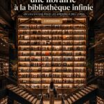 Intérieur de la librairie unique de Nagoya avec des étagères infinies de livres.