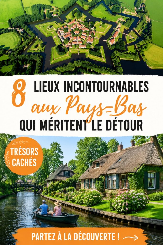 Paysage d'une destination méconnue aux Pays-Bas, montrant la beauté naturelle du pays.