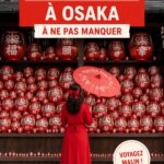 Photographie d'un lieu emblématique d'Osaka, idéal pour capturer des souvenirs