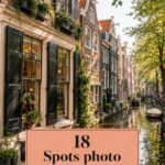 Vue pittoresque des canaux amstellodamois, idéale pour la photographie