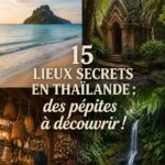 Un paysage de montagne isolé en Thaïlande, un trésor caché à découvrir.