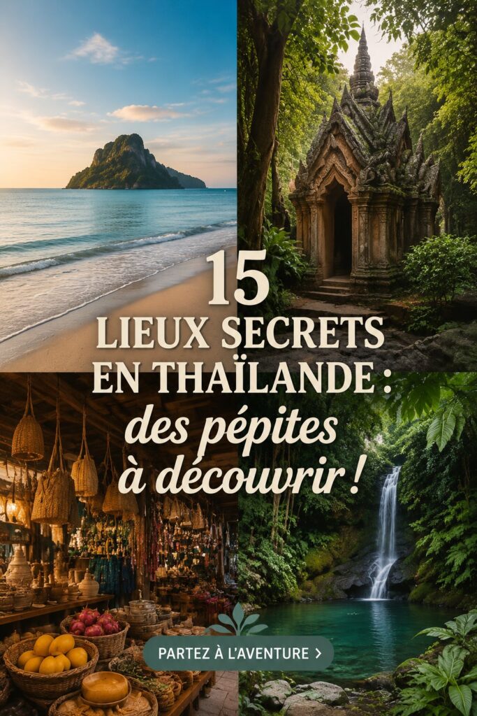 Un paysage de montagne isolé en Thaïlande, un trésor caché à découvrir.