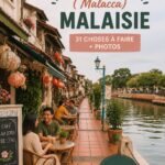 Vue panoramique de Malacca avec ses bâtiments colorés et son riche patrimoine.