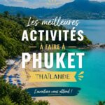 Une plage de sable fin à Phuket, Thaïlande, avec des palmiers et une mer turquoise.