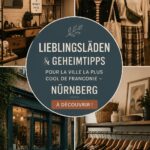 Vue d'un café pittoresque à Nuremberg avec une atmosphère conviviale