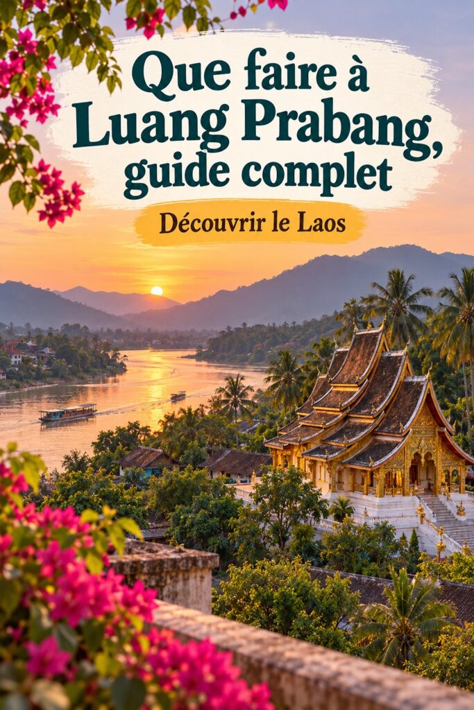 Temple bouddhiste à Luang Prabang, Laos