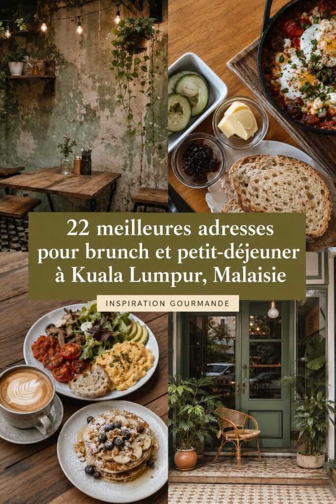 Un brunch gourmand avec des plats variés à Kuala Lumpur