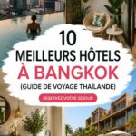 Vue panoramique d'un hôtel de luxe à Bangkok