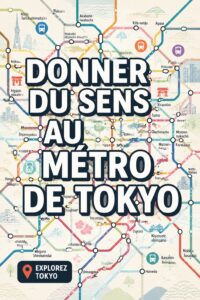 Une vue du métro de Tokyo avec des voyageurs utilisant le réseau.