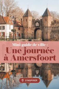 Vue panoramique d'Amersfoort, une ville pittoresque avec ses maisons colorées et ses canaux