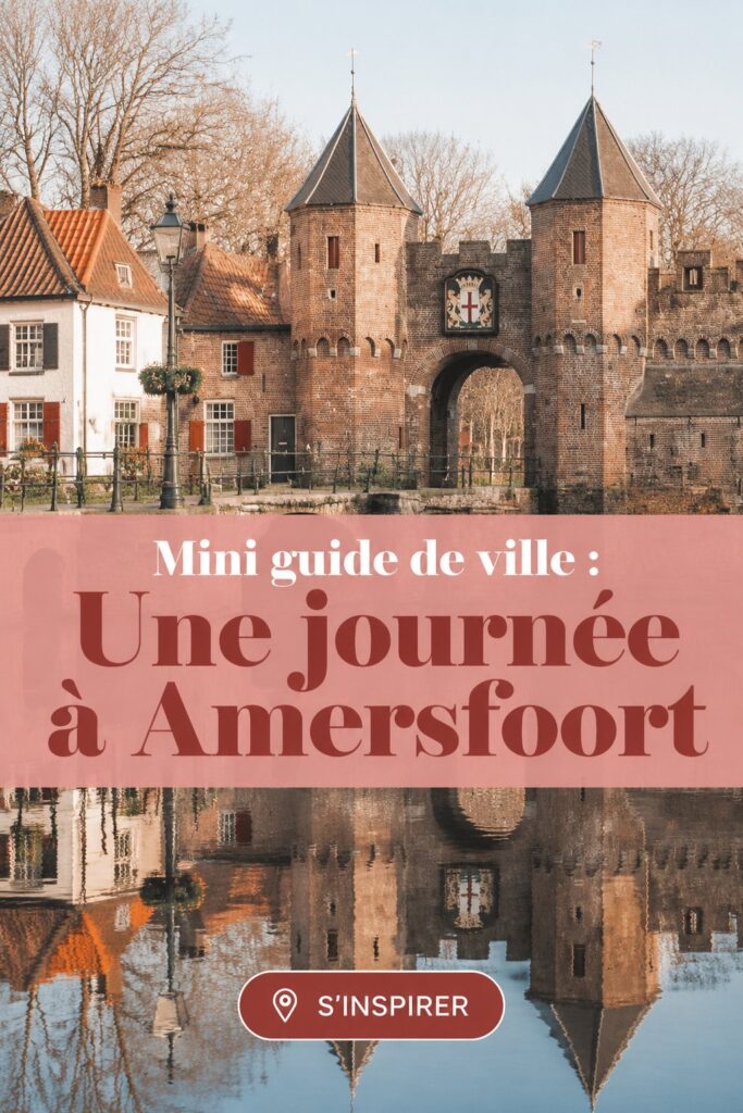 Vue panoramique d'Amersfoort, une ville pittoresque avec ses maisons colorées et ses canaux
