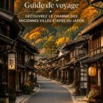 Vue panoramique de Narai-Juku, village historique du Japon