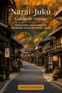 Vue panoramique de Narai-Juku, village historique du Japon