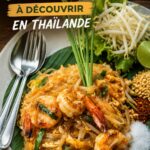 Un assortiment de plats traditionnels thaïlandais