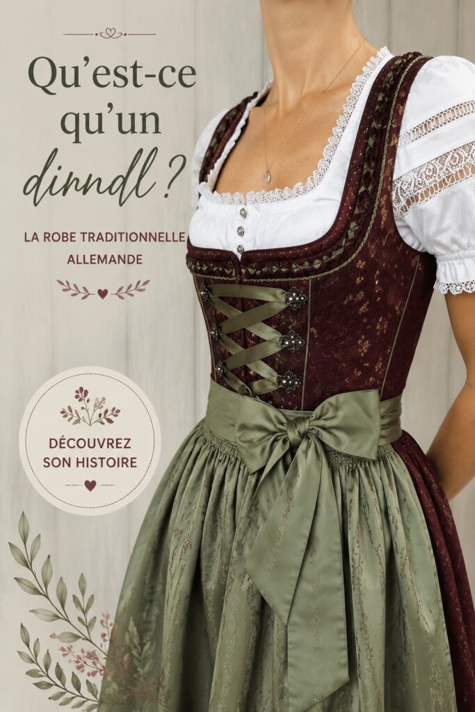 Dirndl traditionnel exposé dans une boutique allemande.