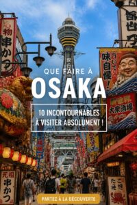 Vue panoramique du château d'Osaka, emblématique de la ville.