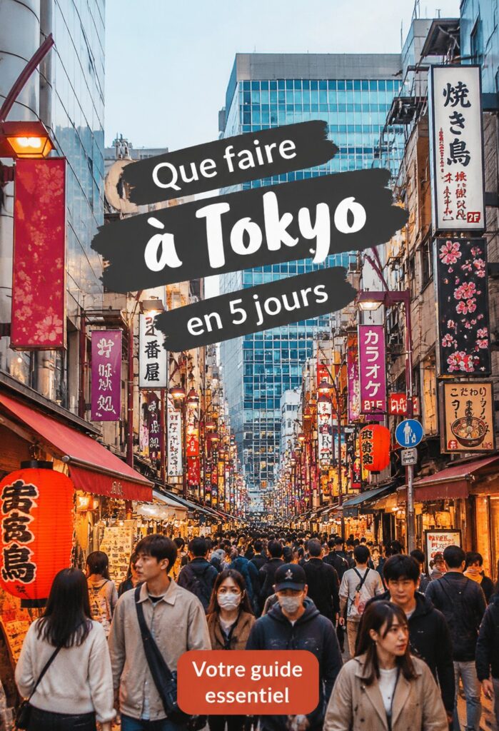 Vue panoramique de Tokyo avec ses gratte-ciel et temples