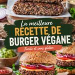 Recette de burger vegan savoureux avec garnitures fraîches