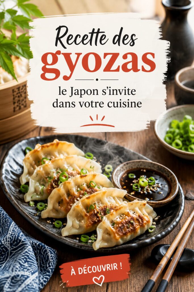 Des gyozas faits maison dorés et croustillants sur une assiette, symbole de la cuisine japonaise.