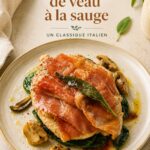 Recette authentique de saltimbocca de veau à la sauge dans une assiette élégante