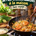Assortiment de plats de rue thaïlandais colorés à déguster