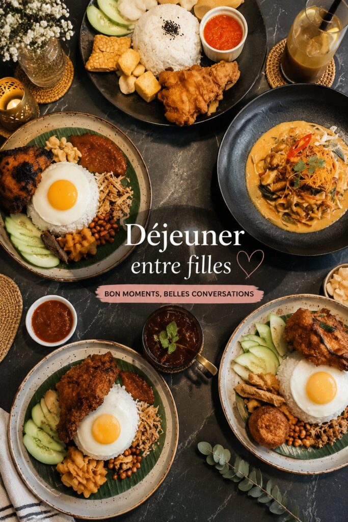 Des plats savoureux dans un cadre convivial pour un déjeuner entre amies