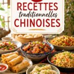 Plats japonais traditionnels présentés dans un restaurant