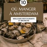 Vue d'un plat typique néerlandais servi dans un restaurant à Amsterdam.