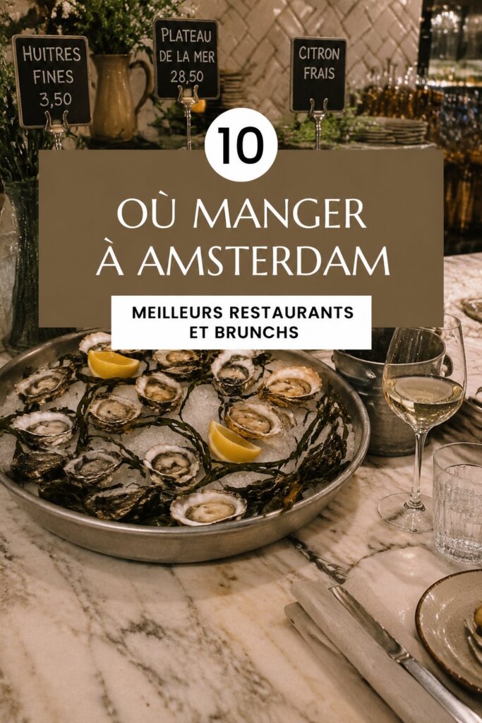 Vue d'un plat typique néerlandais servi dans un restaurant à Amsterdam.