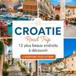 Road Trip en Croatie : 12 lieux magnifiques à découvrir Vue panoramique des paysages côtiers de la Croatie en été