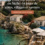 Un aperçu des côtes siciliennes lors d'un road trip en journée