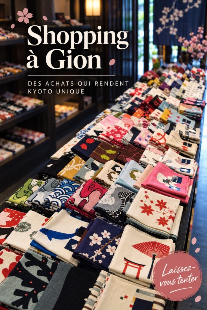 Une rue pittoresque dans le quartier de Gion, avec des boutiques traditionnelles japonaises.