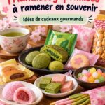 Assortiment de snacks et douceurs japonaises à ramener en souvenir.