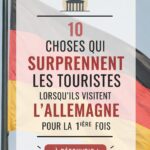 Vue d'un paysage allemand typique avec un château et des montagnes en arrière-plan.