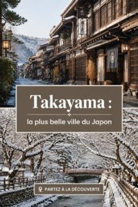 Vue panoramique de la ville de Takayama entourée de montagnes