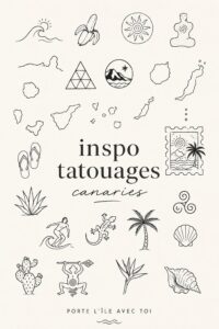 Tatouage représentant une vague inspirée des Canaries sur le bras d'une femme en vacances.