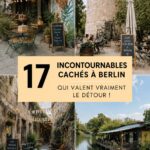 Vue panoramique sur un lieu caché à Berlin avec des bâtiments historiques