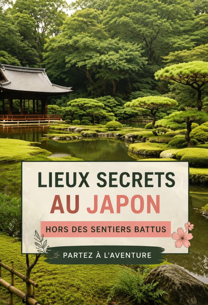 Paysage de montagne isolé au Japon, révélant des trésors cachés