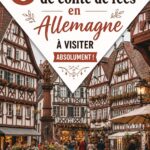 Une vue panoramique d'une ville féerique d'Allemagne, inspirant les contes de fées.