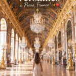 Vue du Palais de Versailles avec ses jardins luxuriants et son architecture baroque