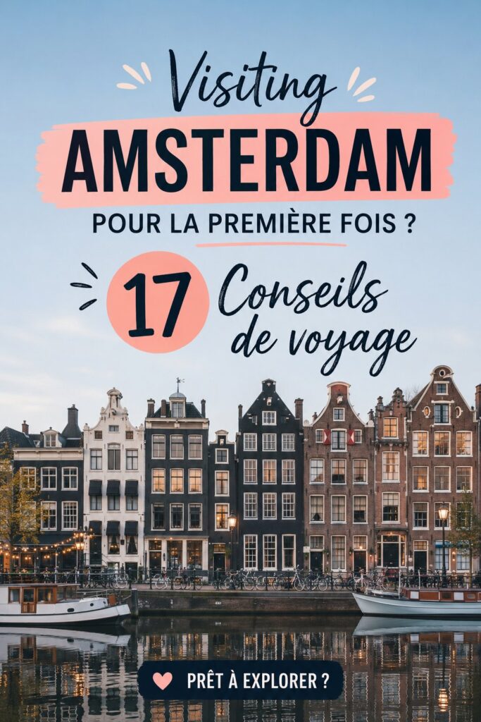 Vue des canaux d'Amsterdam éclairés, beauté architecturale de la ville