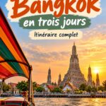 Vue magnifique du Wat Pho, un temple emblématique de Bangkok.