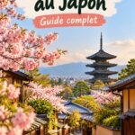 Vue panoramique des temples de Kyoto au Japon