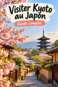 Vue panoramique des temples de Kyoto au Japon