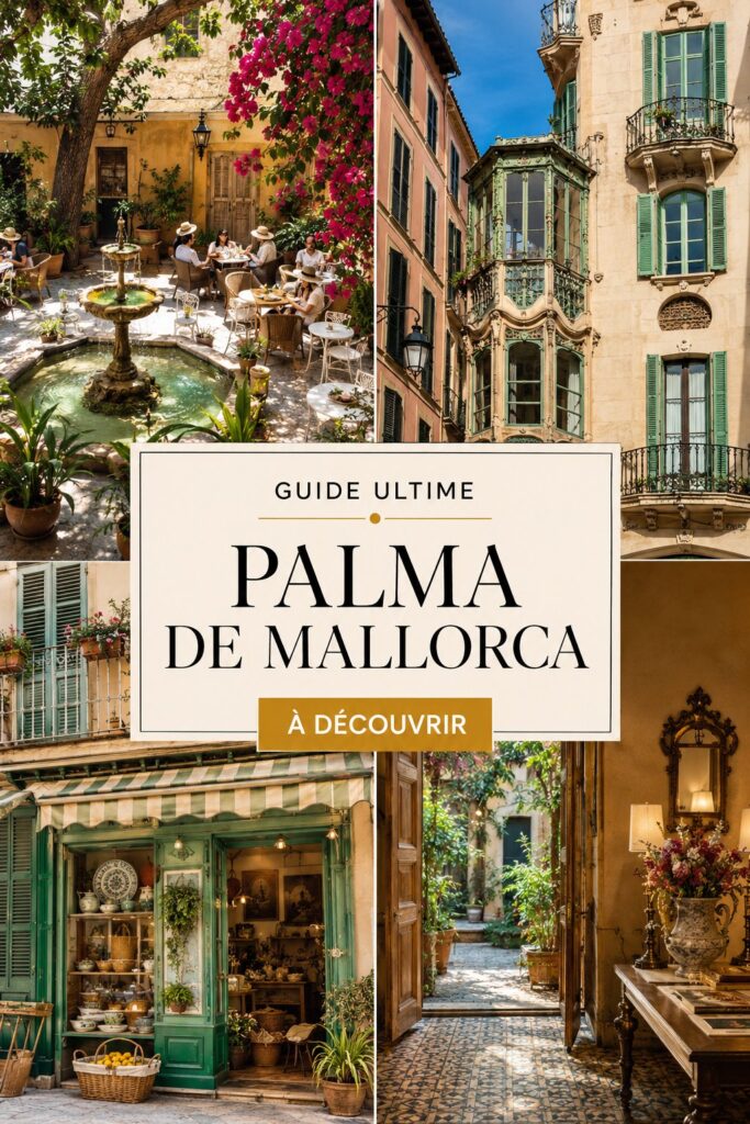 Vue panoramique de Palma de Majorque avec ses bâtiments emblématiques et la mer