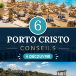 Paysage de Porto Cristo avec ses plages et ses eaux turquoises