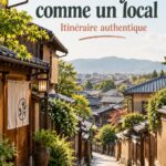 Vue panoramique de Kyoto avec ses temples traditionnels
